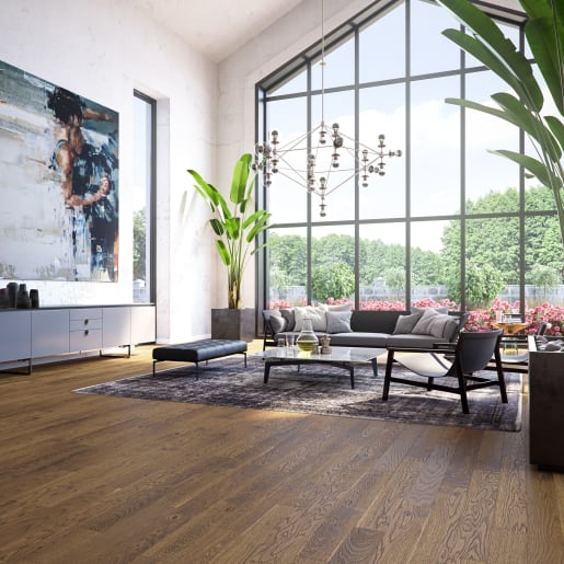 Basix 14mm Engineered Wood Floor Butterscotch Oak 130X1092mm 0.99m²