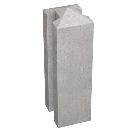 Supreme Strongcast Concrete 7ft Fence Post<br>109 x 94 x 2135mm