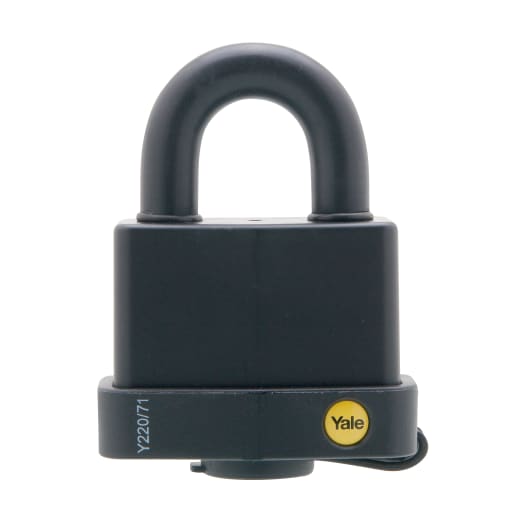 Yale Classic Series Weatherproof Open Shackle Padlock 51mm Zinc Plated