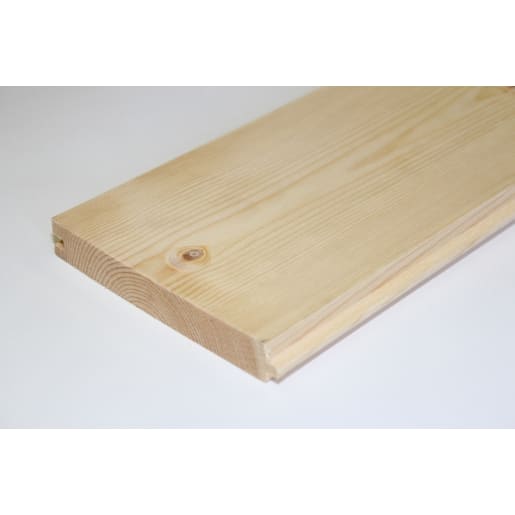 FSC Redwood PTG V Grooved Matching 16 x 125mm (act size 12 x 120mm)