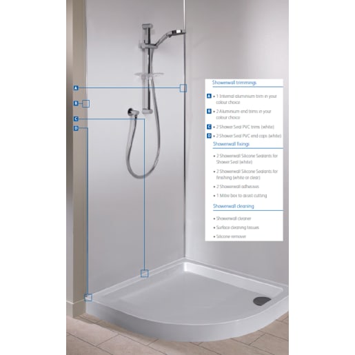 Showerwall SH2 Silicone Sealant Translucent Colour As Nozzle 300ml