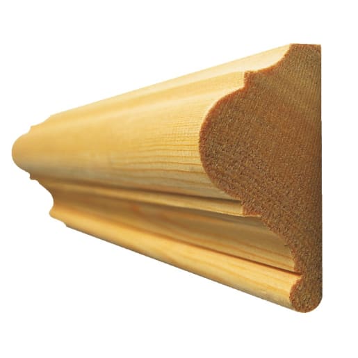 FSC Redwood Dado Rail 25 x 63mm (Act Size 20.5 x 57mm)