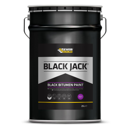 Everbuild 901 Black Jack Bitumen Paint 25L Black