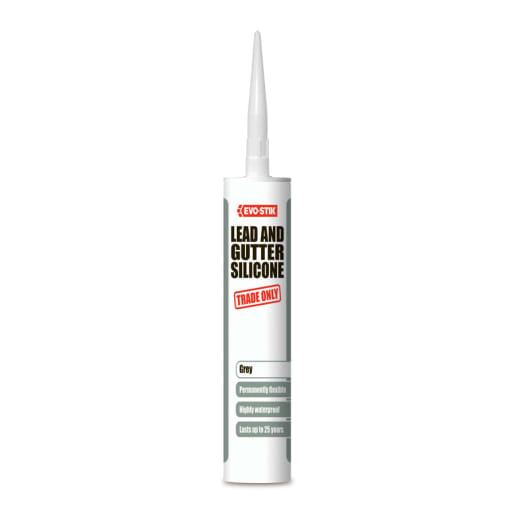EvoStik Lead and Gutter Silicone Sealant 280ml Grey