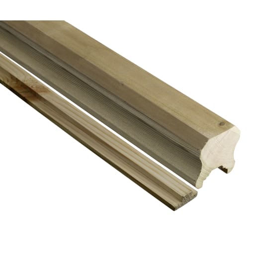 Richard Burbidge Large Traditional Handrail 2400 x 68 x 68mm
