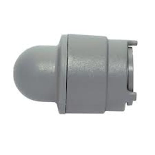 PolyPlumb PB1915 Socket Blank End 15mm Grey