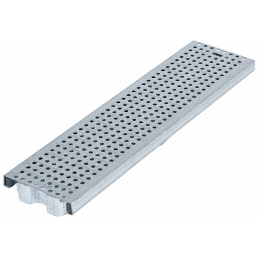 ACO MultiDrain® M100D/PPD Perforated Galvanised Steel Grate 1000mm C 250