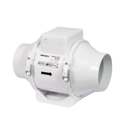 Airflow Aventa In-Line Mixed Flow Fan AV100T