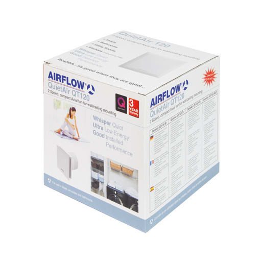 Airflow QuietAir QT120T with Adjustable Timer