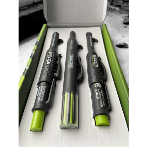 TRACER Complete Marking Kit - Deep Hole Marker Pen, Pencil and ALH1 Lead set with Holsters