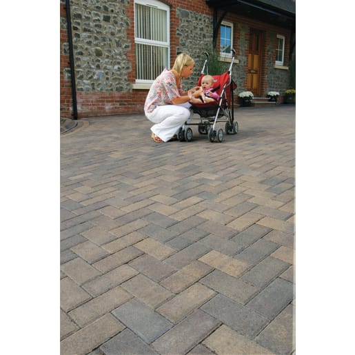 Tobermore Pedesta Block Paving 200 x 100 x 50mm Bracken 