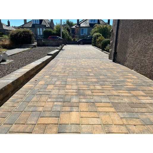 Tobermore Pedesta Block Paving 200 x 100 x 50mm Bracken 