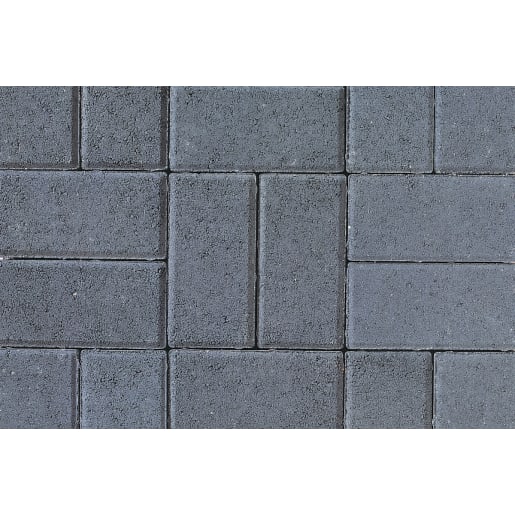 Tobermore Pedesta Block Paving 200 x 100 x 50mm Charcoal