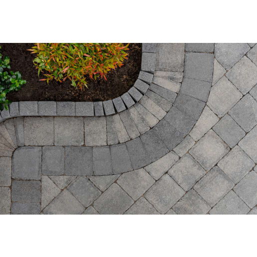 Tobermore Tegula Block Paving 140 x 140 x 50mm Charcoal