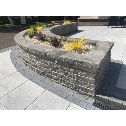 Tobermore Secura Lite Wall Coping 300/235 x 330 x 70mm Slate