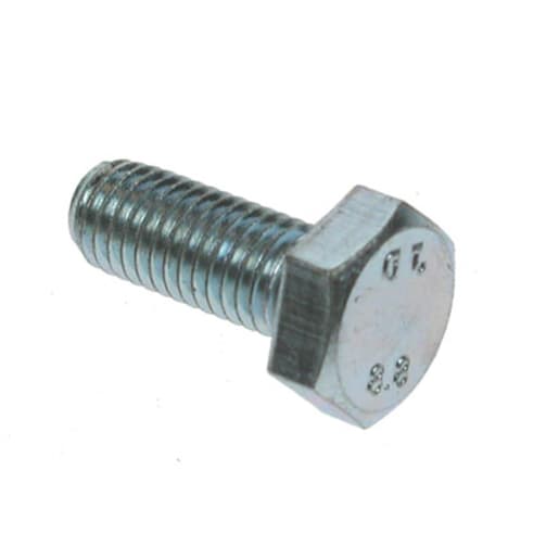 Unifix Grade 8.8 High Tensile Hexagon Set Bolt M12 x 180mm Bright Zinc Plated Box of 25