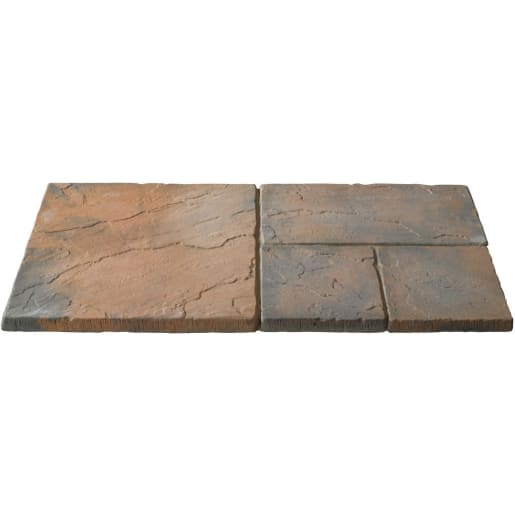 Bronte Paving Patio Pack 7.29m² Acorn Brown