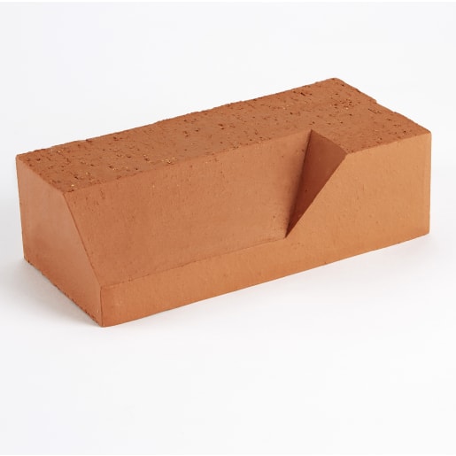 Wienerberger Terca PL.4.2L Sandown Plinth Internal Return Left Hand Brick 23mm Red