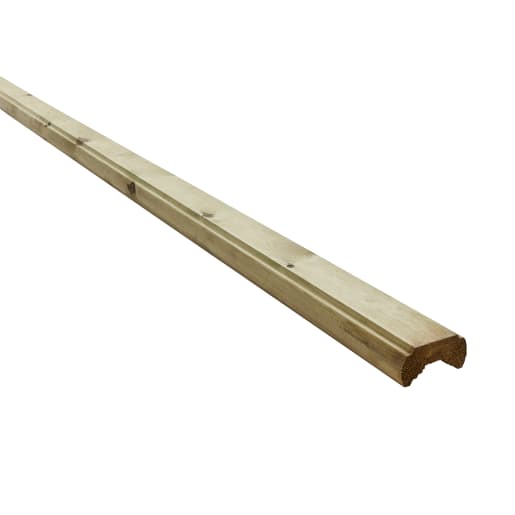 Richard Burbidge Traditional Decking Rail 1800 x 66 x 32mm