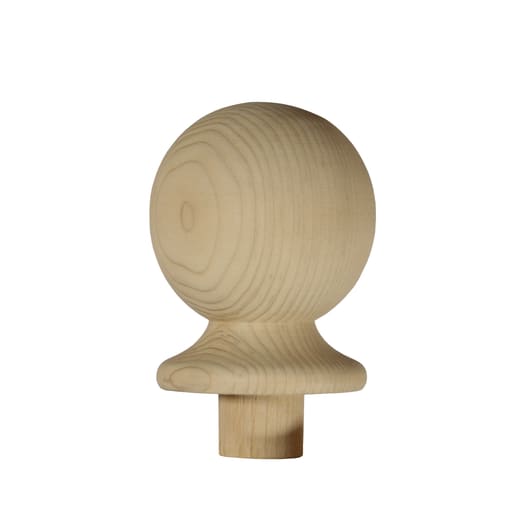 Richard Burbidge Pine Ball Newel Cap 106 x 85mm Natural