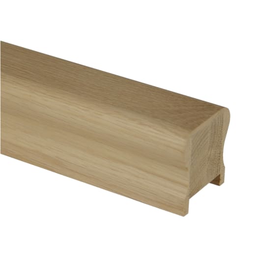 Richard Burbidge Trademark HDR Handrail 2400 x 59 x 59mm White Oak