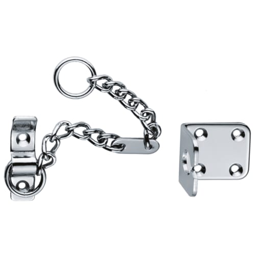 Carlisle Brass Heavy Door Chain 203mm Polished Chrome