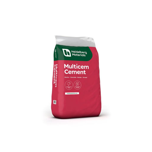 Heidelberg Multicem Cement Plastic Bag 25kg