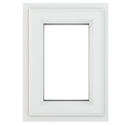 Crystal Triple Glazed Window White Top Hung 610 x 1040mm Clear