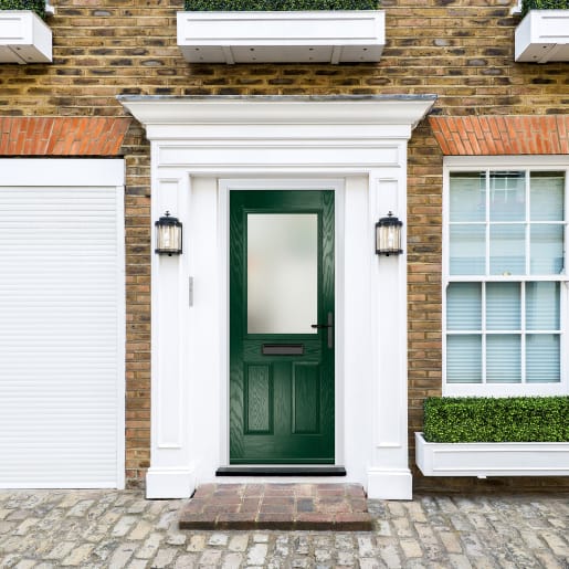 Lytham Green Clear Glass 920 x 2090mm Left Hand