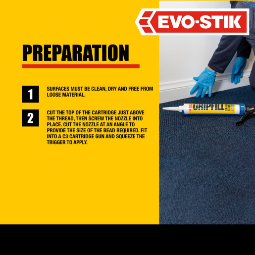 Evo-Stik Gripfill Solvent Free Adhesive 350ml
