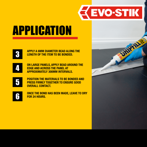 Evo-Stik Gripfill Solvent Free Adhesive 350ml