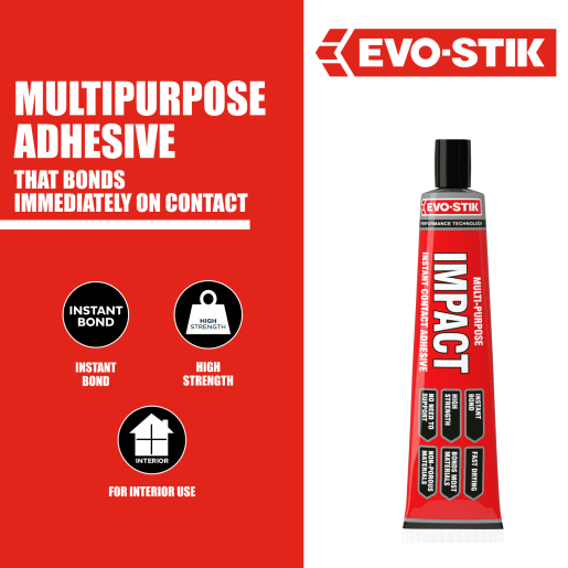 Evo-Stik Impact Adhesive 65g Large Tube Clear