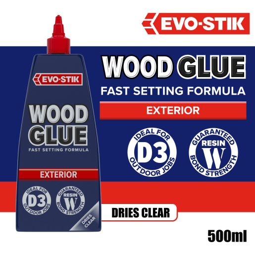 Evo-Stik Resin 'W' Weatherproof Wood Adhesive 500ml White