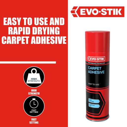 Evo-Stik Carpet Adhesive 500ml Light Amber