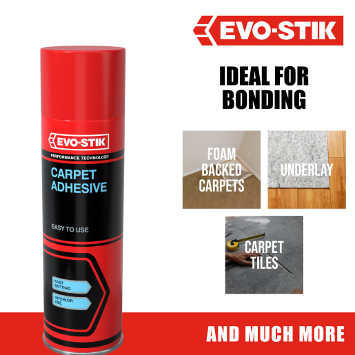 Evo-Stik Carpet Adhesive 500ml Light Amber