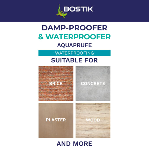 Bostik Cementone Flexible Damp Proofer and Waterproofer 5L Black
