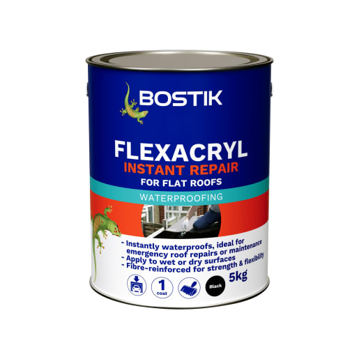 Bostik Flexacryl Instant Repair 5kg Black