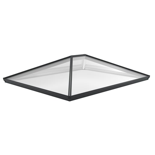 Infinity Roof Lantern Bespoke 11.00-11.49 Grey RAL 7016 Outside/White RAL 9010 Inside - Blue Glass