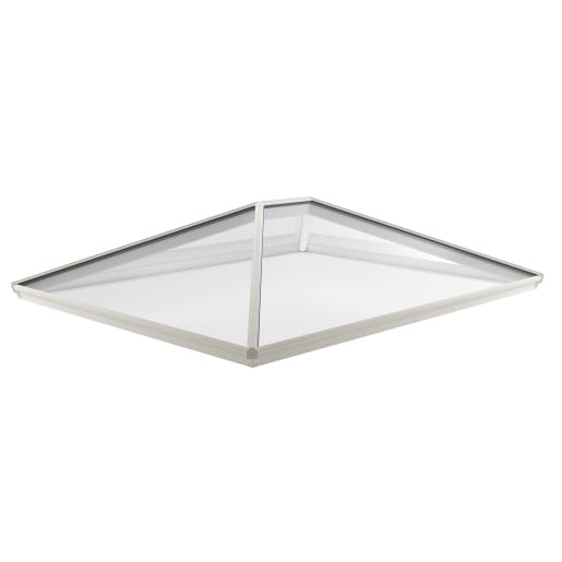 Infinity Roof Lantern Bespoke 13.00-13.49 White RAL 9010 Outside/White RAL 9010 Inside Neutral Glass