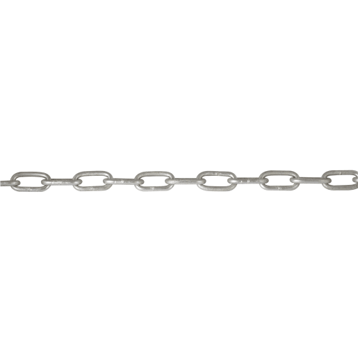 Mid Link Galvanised Chain 6 x 33 x 12mm x 2m