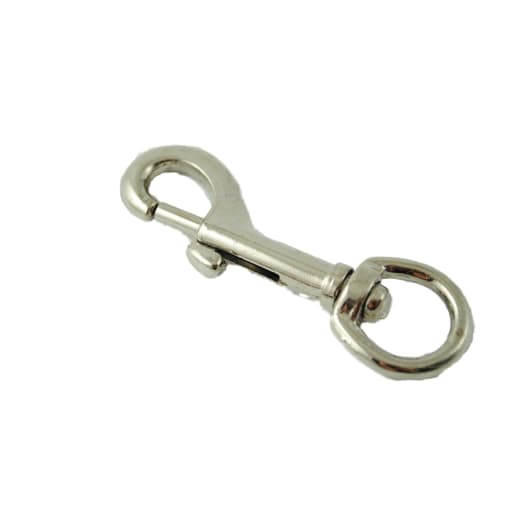 Trigger Hook Swivel Nickel Plated 1/2