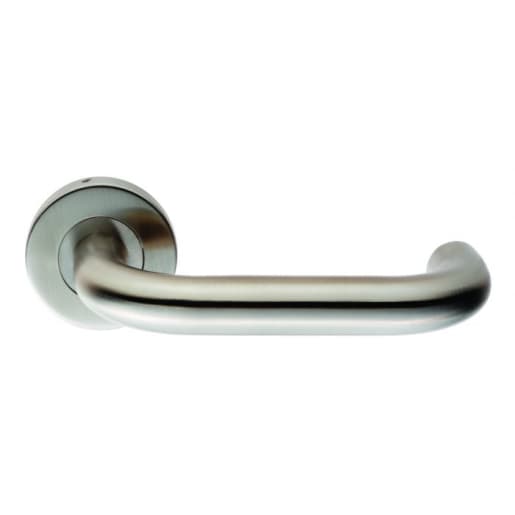 Serozzetta Safety Lever on Sprung Rose Satin Stainless Steel