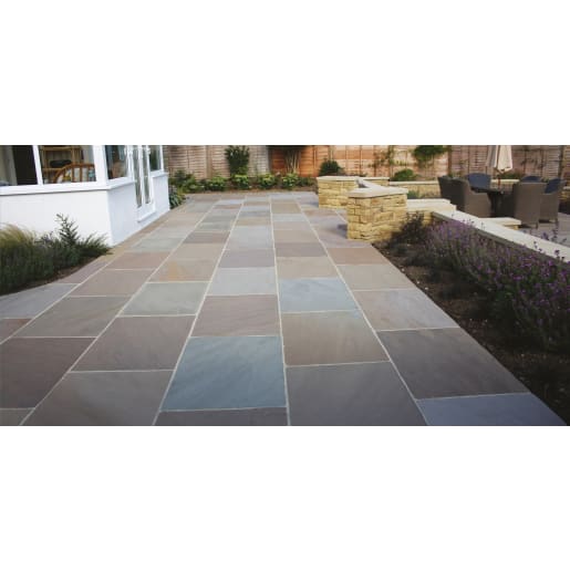 Talasey Natural Indian Sandstone Classicstone Project Pack 15.23m² Lakeland Pack size 60 