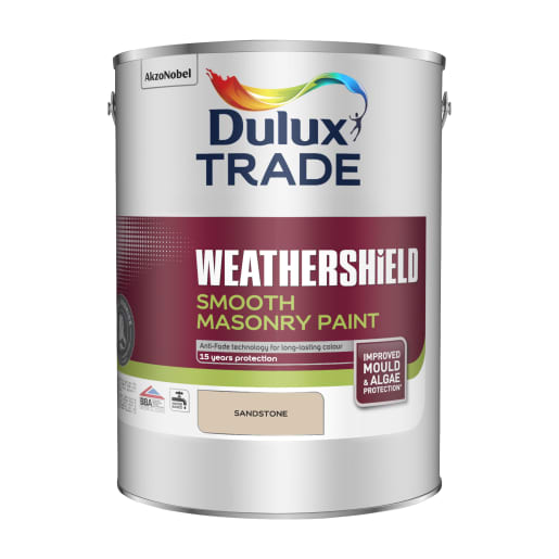 Dulux Trade Weathershield Smooth Masonry Sandstone 5L