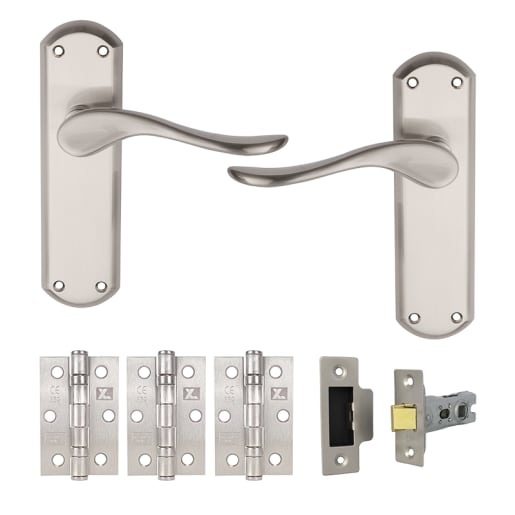 Sigma Internal Door Pack Satin Nickel Plated