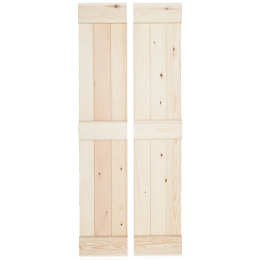 Heritage Pine Bifold Custom Sized Doors