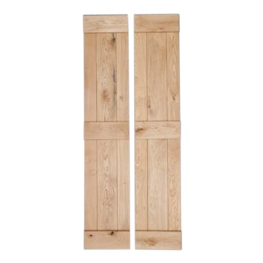 Heritage Oak Bi-Fold Rustic Custom Sized Doors