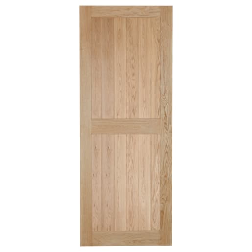 Heritage Internal Oak Frame Ledge Select Rustic Door 762mm - BeadButt