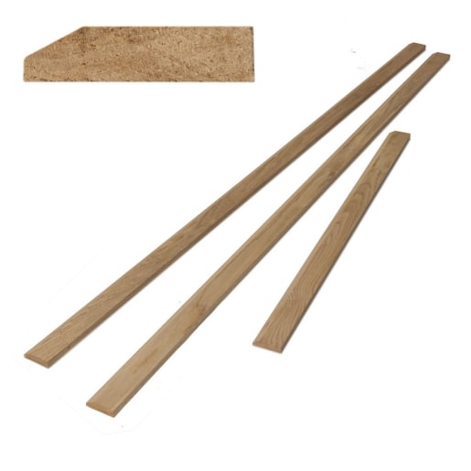 Heritage Chamfer Oak Architrave Set 2 x 2.1m & 1 x 1m