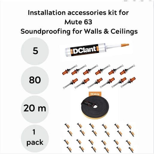 Decibel Mute 63 Installation Kit Suitable for Up to 12m²